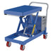 Vestil CART-500-2033-DC Steel 12V DC Hydraulic Elevating Cart 20 in. x 33 in. 500 lb. Capacity Blue