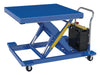 Vestil CART-LP-2000-4242-DC Steel DC Heavy Duty Low Profile Scissor Lift Carts 42 in. x 42 in. 2,000 lb. Capacity Blue