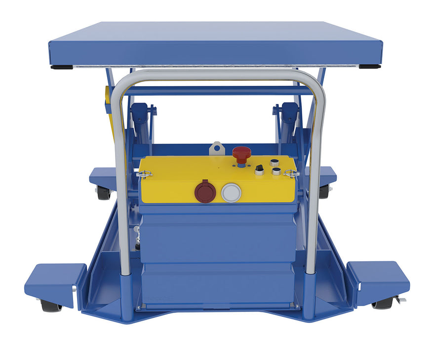 Vestil CART-LP-2000-4242-DC steel dc heavy duty low profile scissor lift carts - view 4