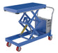 Vestil CARTD-750-2040-DC Steel 12V DC Hydraulic Elevating Cart 20 in. x 40 in. 750 lb. Capacity Blue