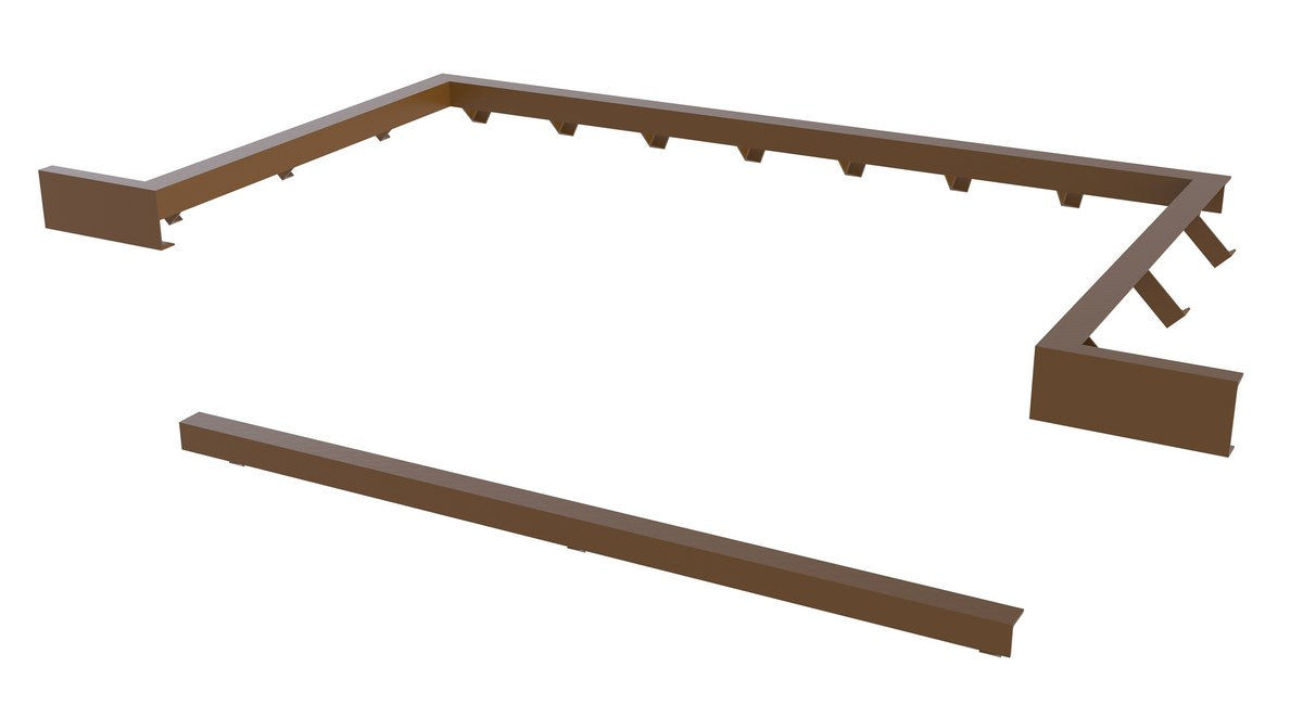 Vestil CAS-75 Steel Dock Leveler Curb Angle Set 7 ft. x 5 ft.