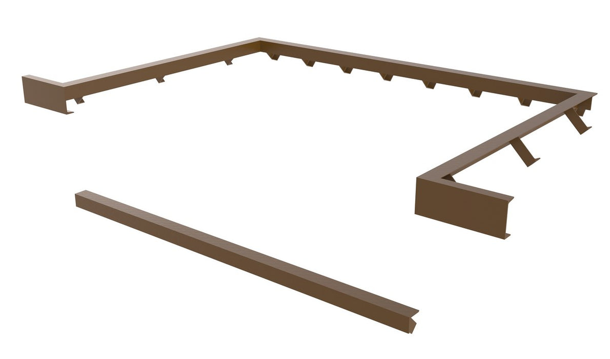 Vestil CAS-76 Steel Dock Leveler Curb Angle Set 7 ft. x 6 ft.