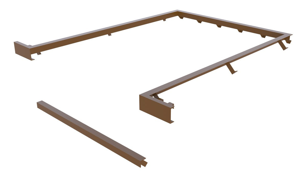 Vestil CAS-RU-1000 Factory Installed Steel Curb Angle Set Usable Dimensions 104-1/2 in. x 74 in. x 28 in. For RU-1000-SCB