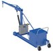 Vestil CBFC-2000-DC Steel DC Counter Balance Floor Crane 2,000 lb. Capacity Blue