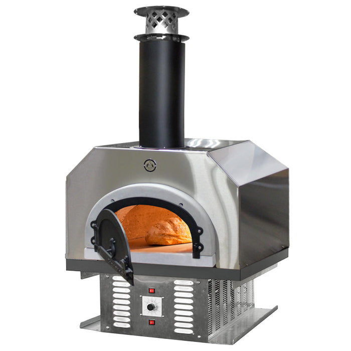 Chicago Brick Oven 750 Hybrid Countertop Pizza Oven (Commercial) No SKIRT | Dual Fuel (Gas and Wood)