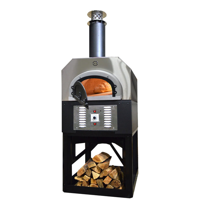 Chicago Brick Oven 750 Hybrid Pizza Oven with Stand (Residential) | Dual Fuel (Gas and Wood)