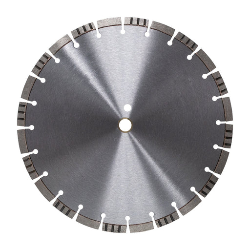 Tomahawk 20” Premium Diamond Blade 12mm Turbo Segments for Concrete, Asphalt, Rebar, Brick, Block Concrete Saws