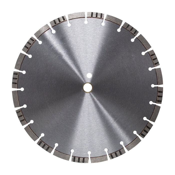 Tomahawk 20” Premium Diamond Blade 12mm Turbo Segments for Concrete, Asphalt, Rebar, Brick, Block Concrete Saws