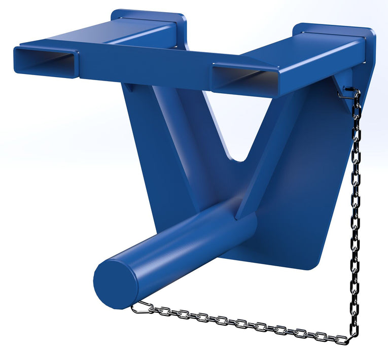 Vestil CCF-24-5 Steel Coil Lifter Fork Mounted Inverted 24 In 5500 Lb Capacity Blue