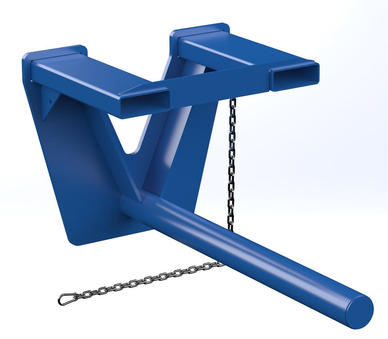 Vestil CCF-48-4 Steel Coil Lifter Fork Mounted Inverted 48 In 3000 Lb Capacity Blue