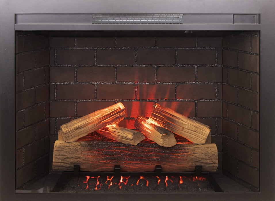 26" Electric Fireplace EF-123-3BKFI - back view