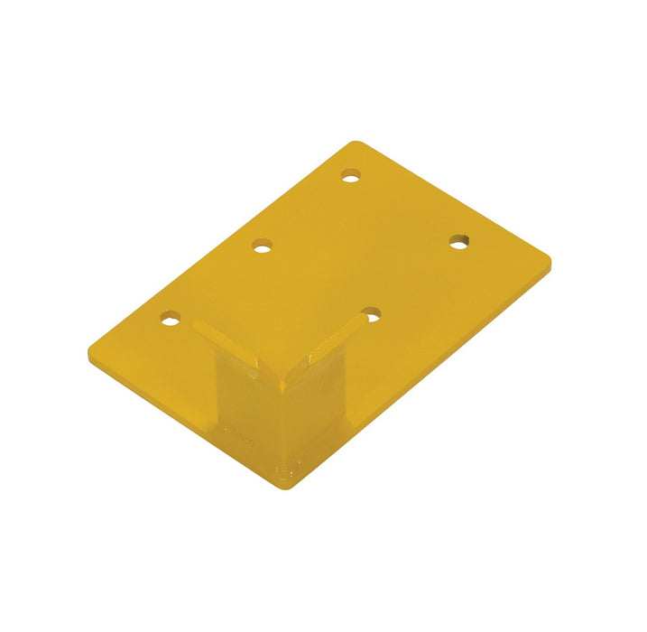 Vestil CG-12-L steel transporter left corner guard option yellow - view 2