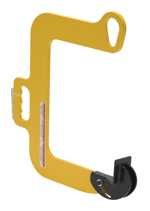 Vestil CH-10-12 Steel Overhead Coil Hook 12 in. 1,000 lb. Capacity Yellow