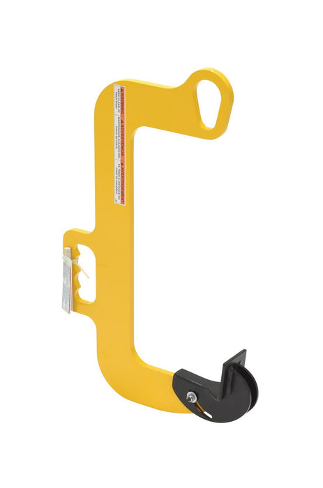 Vestil CH-20-8 Steel Overhead Coil Hook 8 in. 2,000 lb. Capacity Yellow