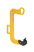 Vestil CH-20-8 Steel Overhead Coil Hook 8 in. 2,000 lb. Capacity Yellow