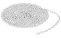 Vestil CHAIN-316-10-WHT Steel Bollard Safety Chain 10 Foot 3/16 in. Thickness White