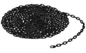 Vestil CHAIN-316-25-BLK Steel Bollard Safety Chain 25 Foot 3/16 in. Thickness Black