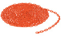 Vestil CHAIN-316-25-OR Steel Bollard Safety Chain 25 Foot 3/16 in. Thickness Orange