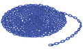 Vestil CHAIN-316-PF-BL Steel Bollard Safety Chain Per Foot 3/16 in. Thickness Blue
