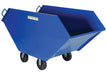 Vestil CHIP-22.2 Steel Chip and Waste Trucks 22.2 Cubic Feet 2,000 lb. Capacity Blue
