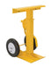 Vestil CJ-BEAM-PN Steel Stabilizing Jack with Pneumatic Wheels 100,000 lb. Static Capacity Yellow