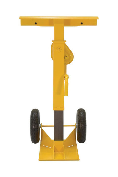 Vestil CJ-BEAM-PN steel stabilizing jack with pneumatic wheels - view 3