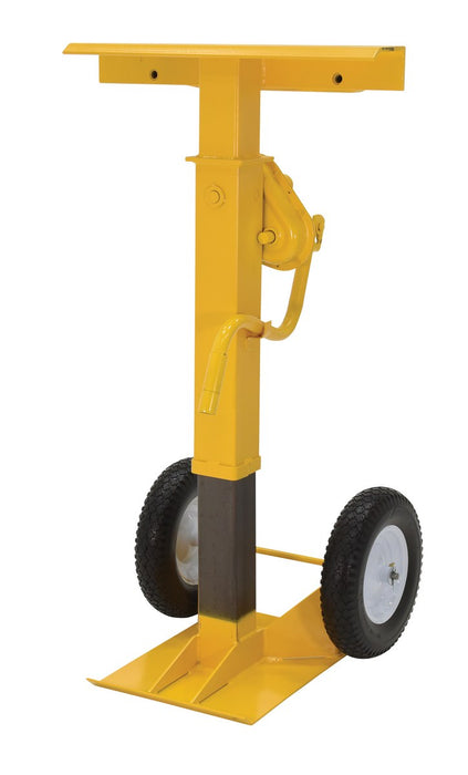 Vestil CJ-BEAM-SN steel stabilizing jack with solid foam wheels - view 2