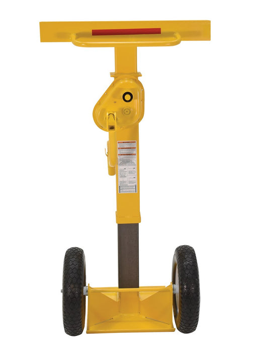 Vestil CJ-BEAM-SN steel stabilizing jack with solid foam wheels - view 4