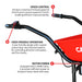 Tomahawk Power Electric Utility Cart 40V Battery-Powered Wheelbarrow 570-lb. Bucket Capacity - Dimensions