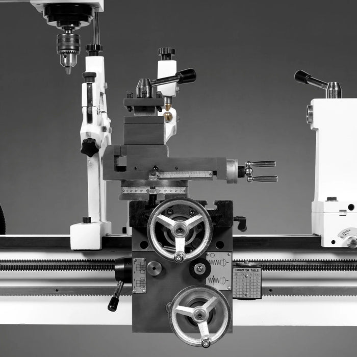 1 HP 16''x32'' Multi-Function Metal Lathe Milling Machine Head for Metalworking – Lathe, Drilling, and Milling Operations with Powerful Motor, Perfect for DIY, Workshops, and Professional Metalworking Projects without Stand CLM1632