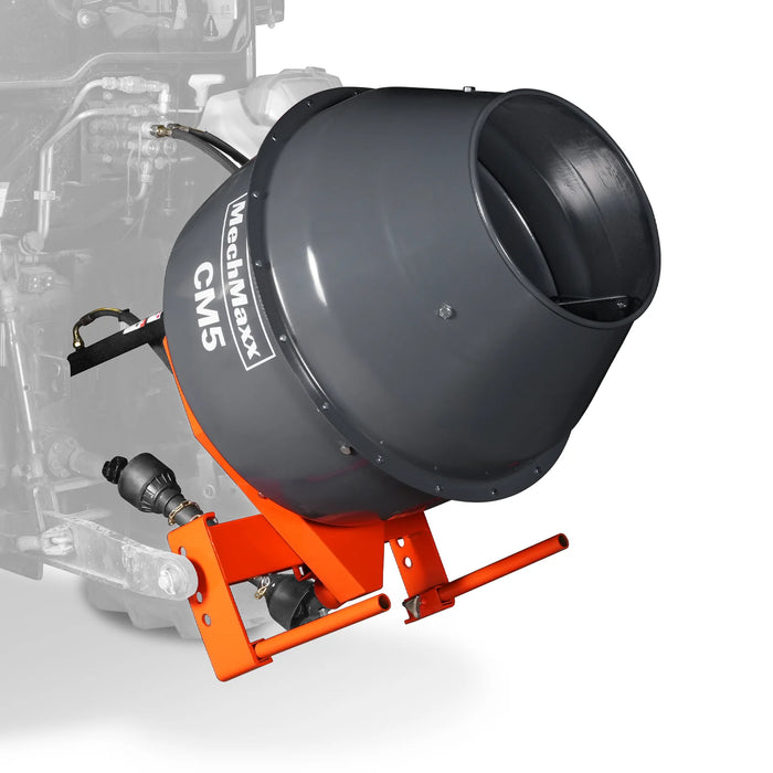 5 Cu-Ft 3-Point Hitch Cement Mixer, PTO Shaft Included, Category 1 & 2 — view 14