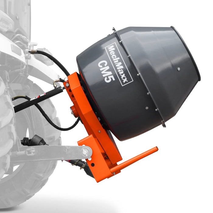 5 Cu-Ft 3-Point Hitch Cement Mixer, PTO Shaft Included, Category 1 & 2 — view 15