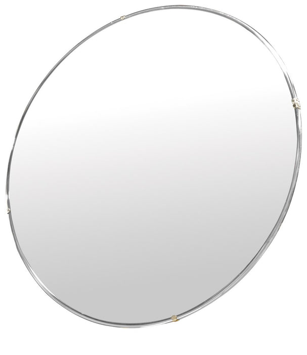 Vestil CNVX-12 Acrylic Convex Indoor Mirror 12 in. Diameter 15+ ft. Viewing Distance Silver