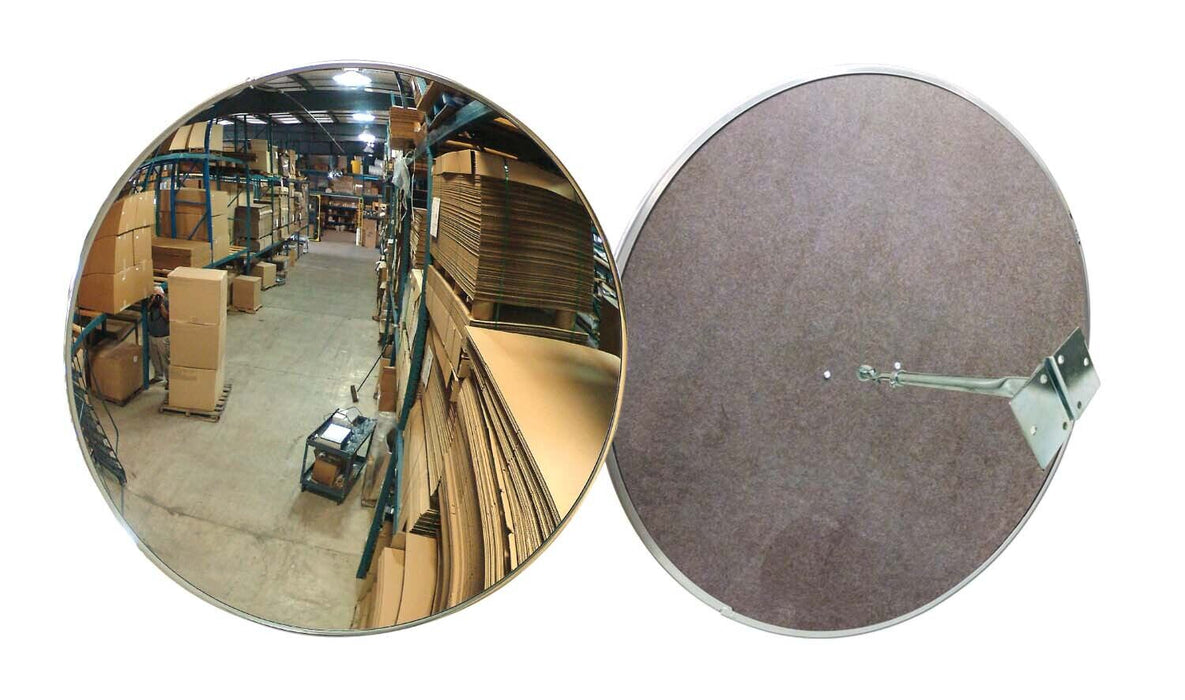 Vestil CNVX-36 Acrylic Convex Indoor Mirror 36 In Diameter 40+ Ft Viewing Distance Silver