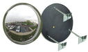Vestil CNVX-WO-24 Acrylic Deep Outdoor Convex Mirror 26 in. Diameter 30+ ft. Viewing Distance Silver