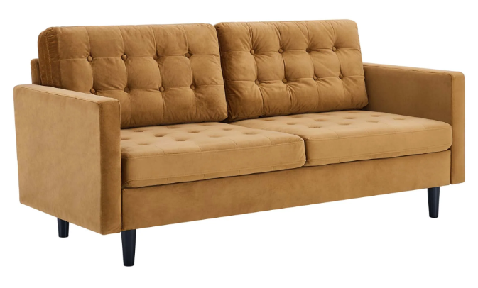 Exalt Tufted Performance Velvet Sofa