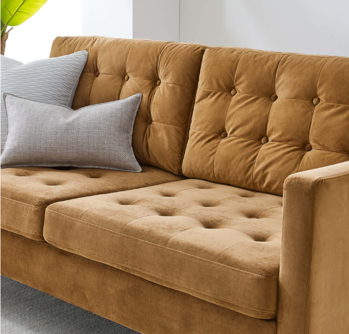 Exalt Tufted Performance Velvet Sofa
