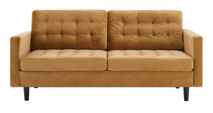 Exalt Tufted Performance Velvet Sofa