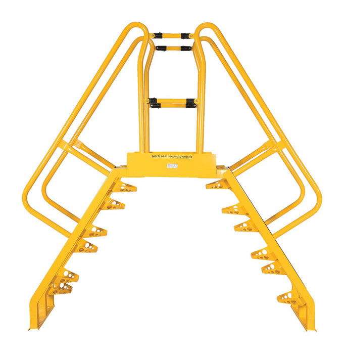 Vestil COLA-4-56-20 steel alternating crossover ladder - view 3