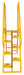 Vestil COLA-4-56-20 steel alternating crossover ladder - view 4