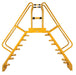 Vestil COLA-5-56-20 steel alternating crossover ladder - view 3