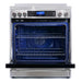 Cosmo 4-Piece Appliance Package - 30-Inch Single Oven Electric Range, Dishwasher, Refrigerator with Water Dispenser and Over-the-Range Microwave in Stainless Steel (COS-4PKG-683) Cosmo