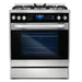 Cosmo 4-Piece Appliance Package - 30-Inch Dual Fuel Range, Under Cabinet Range Hood, Dishwasher and Refrigerator in Stainless Steel (COS-4PKG-035) Cosmo
