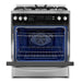 Cosmo 4 - Piece Appliance Package - 30-Inch Dual Fuel Range, Under Cabinet Range Hood Dishwasher and Refrigerator (COS-4PKG-014) Cosmo
