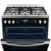 Cosmo 4-Piece Appliance Package - 30-Inch Dual Fuel Range, Island Range Hood, Dishwasher and Refrigerator in Stainless Steel (COS-4PKG-040) Cosmo