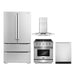 Cosmo 4-Piece Appliance Package - 30-Inch Gas Range, Wall Mount Range Hood, Dishwasher and Refrigerator in Stainless Steel (COS-4PKG-194) Cosmo
