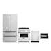 Cosmo 4-Piece Appliance Package - 30-Inch Dual Fuel Range, Dishwasher, Refrigerator and Microwave Drawer in Stainless Steel (COS-4PKG-269) Cosmo