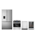Cosmo 4-Piece Appliance Package - 30-Inch Dual Fuel Range, Wine Cooler, Dishwasher and Refrigerator with Water Dispenser in Stainless Steel (COS-4PKG-633) Cosmo