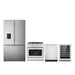 Cosmo 4-Piece Appliance Package - 36-Inch Dual Fuel Range, Wine Cooler, Dishwasher and Refrigerator with Water Dispenser in Stainless Steel (COS-4PKG-641) Cosmo