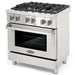 Cosmo 4-Piece Appliance Package - 30-Inch Dual Fuel Range, Under Cabinet Range Hood, Dishwasher and Refrigerator in Stainless Steel (COS-4PKG-007) Cosmo
